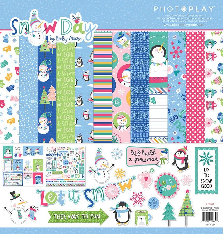 Snow Day Collection 12 x 12 Paper & Sticker Collection Pack by Photo Play Paper