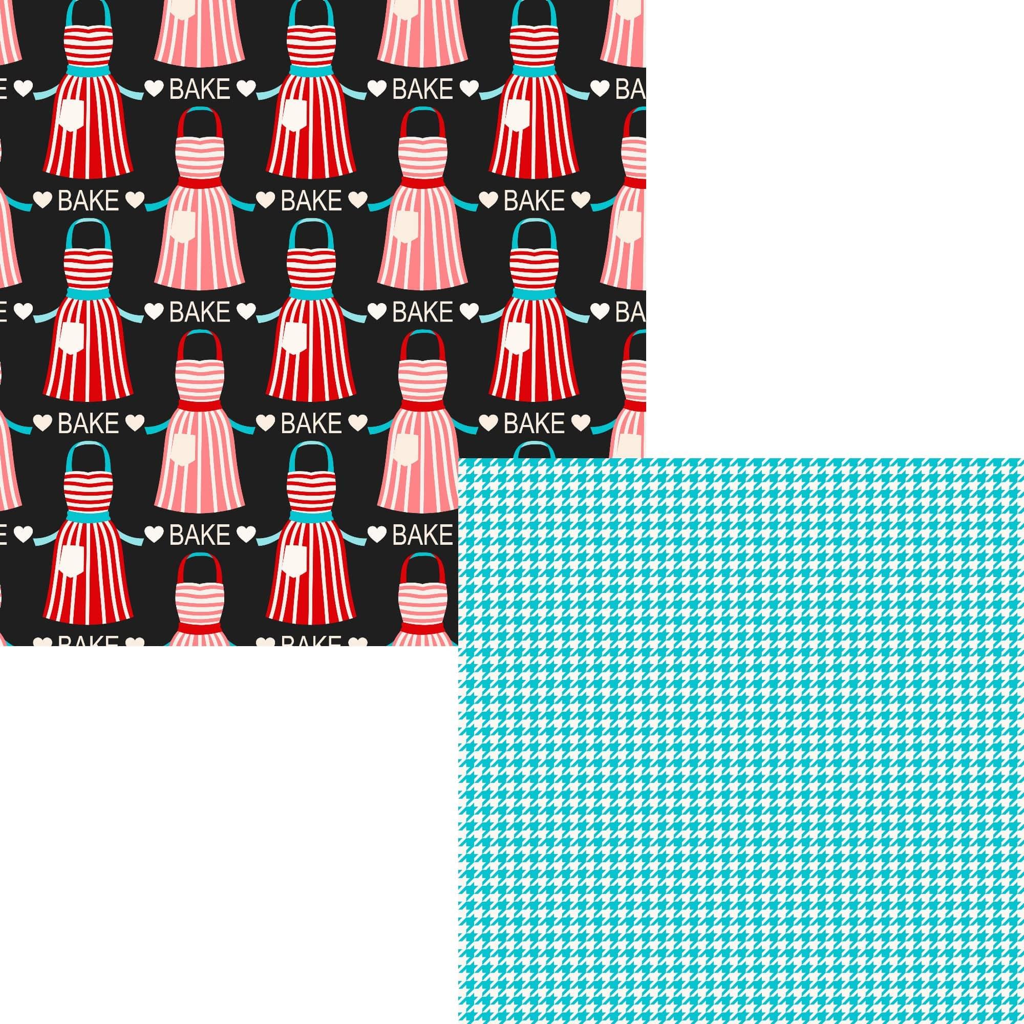 Sugar & Spice Collection Love To Bake 12 x 12 Double-Sided Scrapbook Paper by SSC Designs