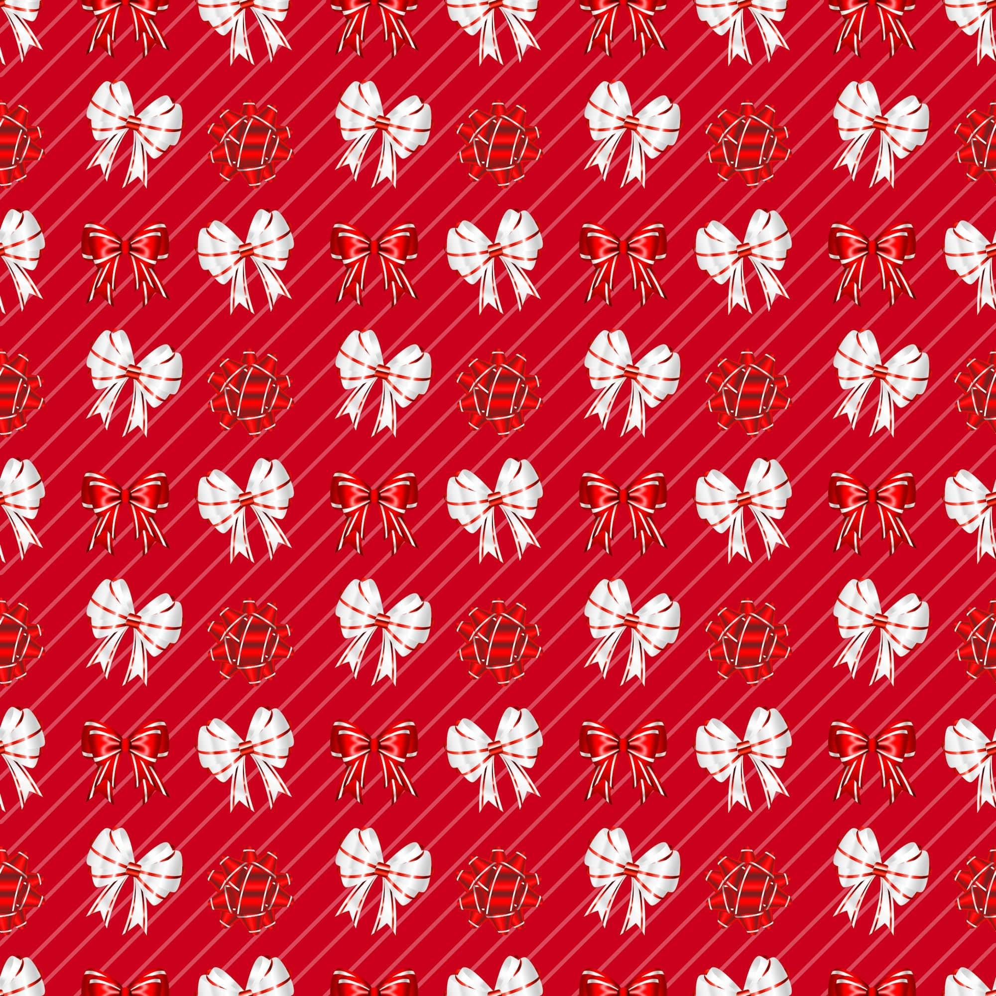 Peppermint Christmas Collection Snazzy Snowflakes 12 x 12 Double-Sided Scrapbook Paper by SSC Designs