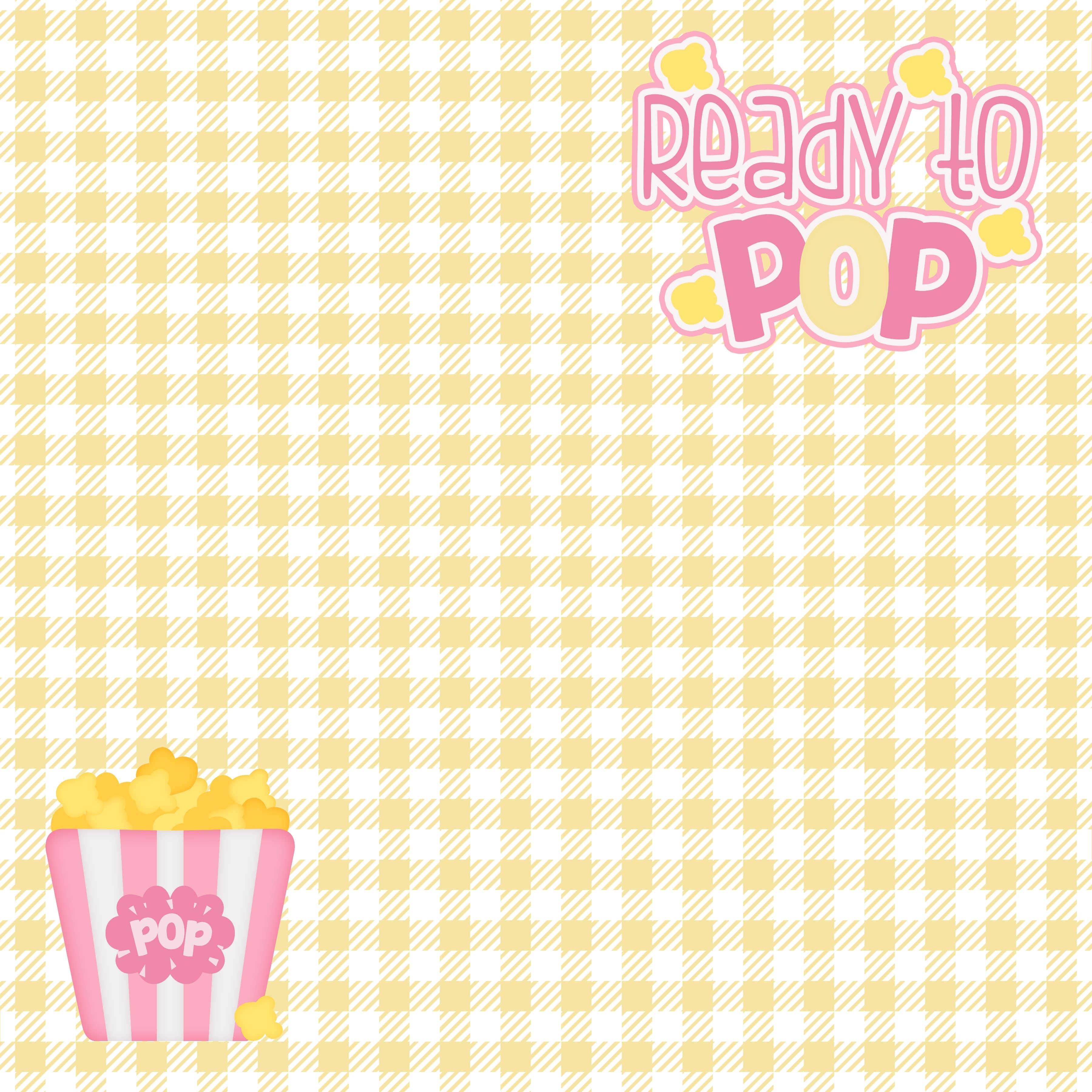 Ready To Pop Collection Ready To Pop Girl 12 x 12 Double-Sided Scrapbook Paper by SSC Designs