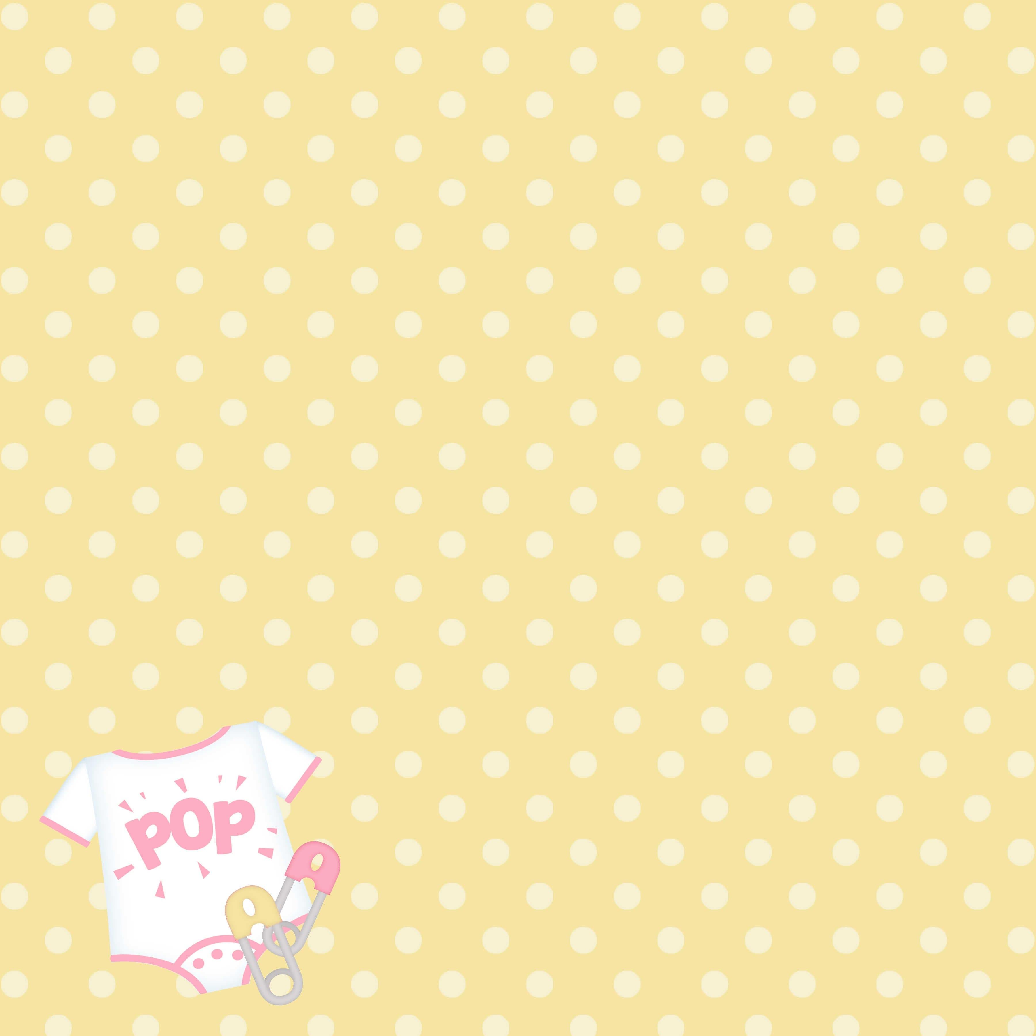 Ready To Pop Collection Onesie Girl 12 x 12 Double-Sided Scrapbook Paper by SSC Designs