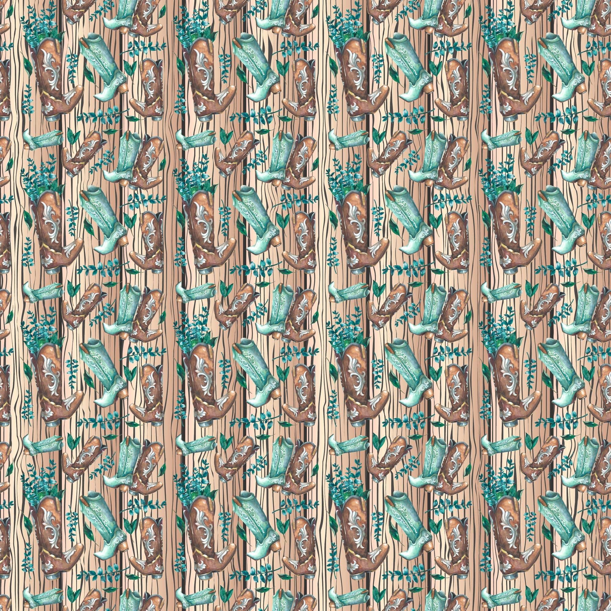 Rustic Wedding Collection Country Kickin' 12 x 12 Double-Sided Scrapbook Paper by SSC Designs