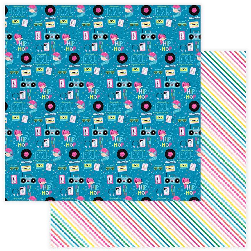 Star Of The Show Collection Hip Hop 12 x 12 Double-Sided Scrapbook Paper by Photo Play Paper