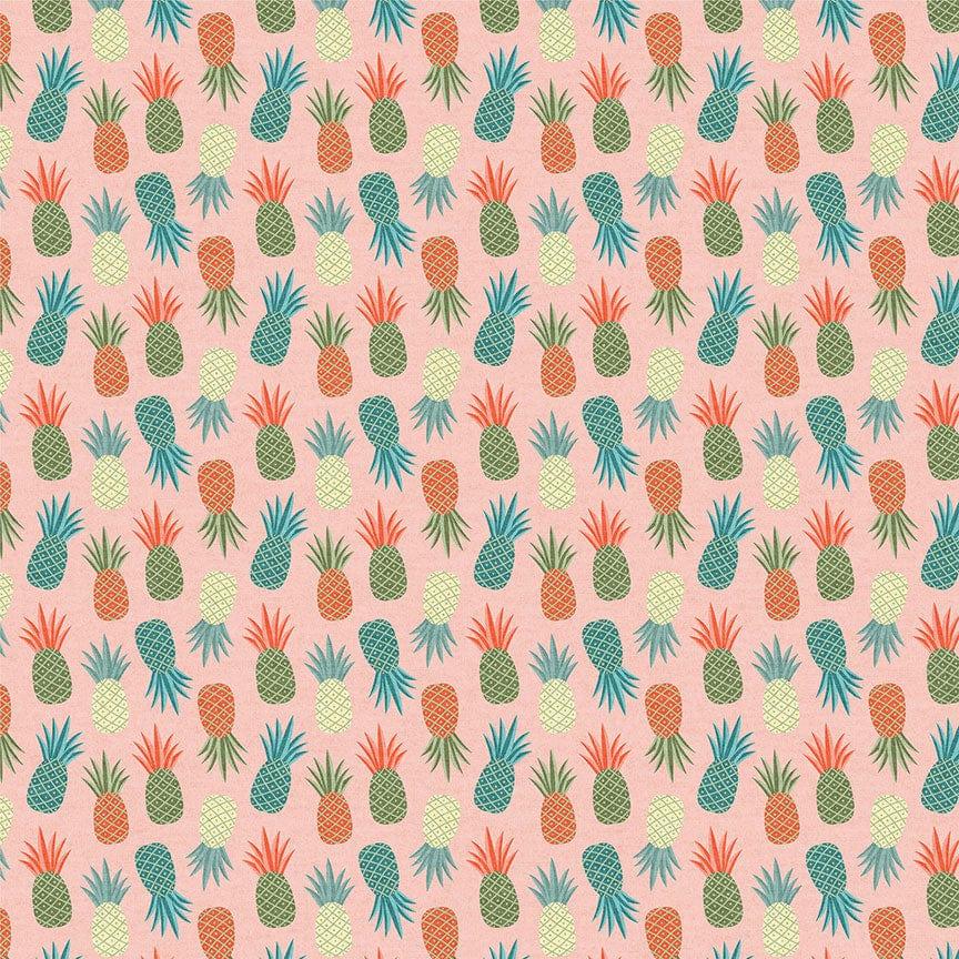 Ship To Shore Collection Pineapple 12 x 12 Double-Sided Scrapbook Paper by Photo Play Paper - Scrapbook Supply Companies