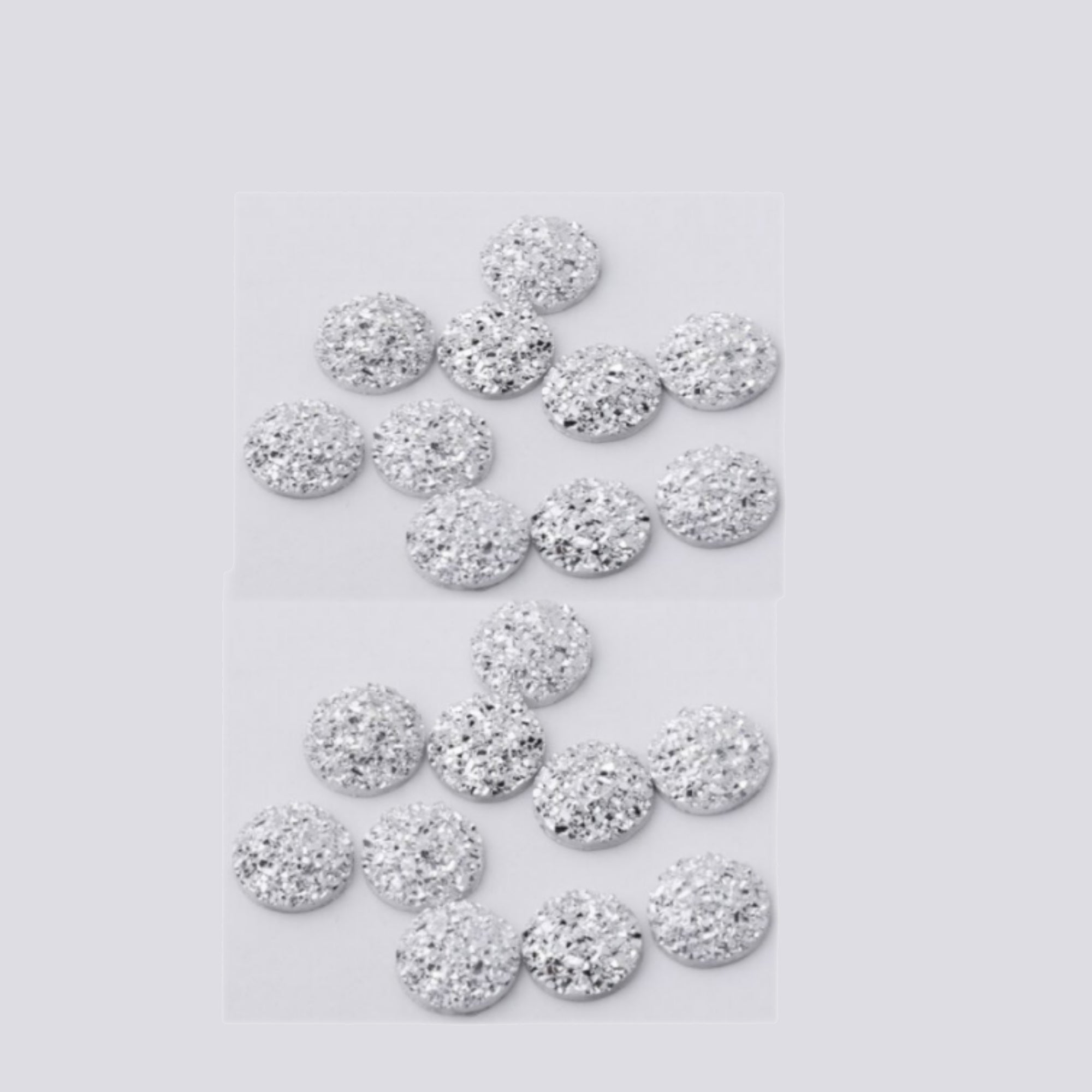 Bling It Up Collection 3/8" Silver Chunky Round Bling - Pkg. of 20