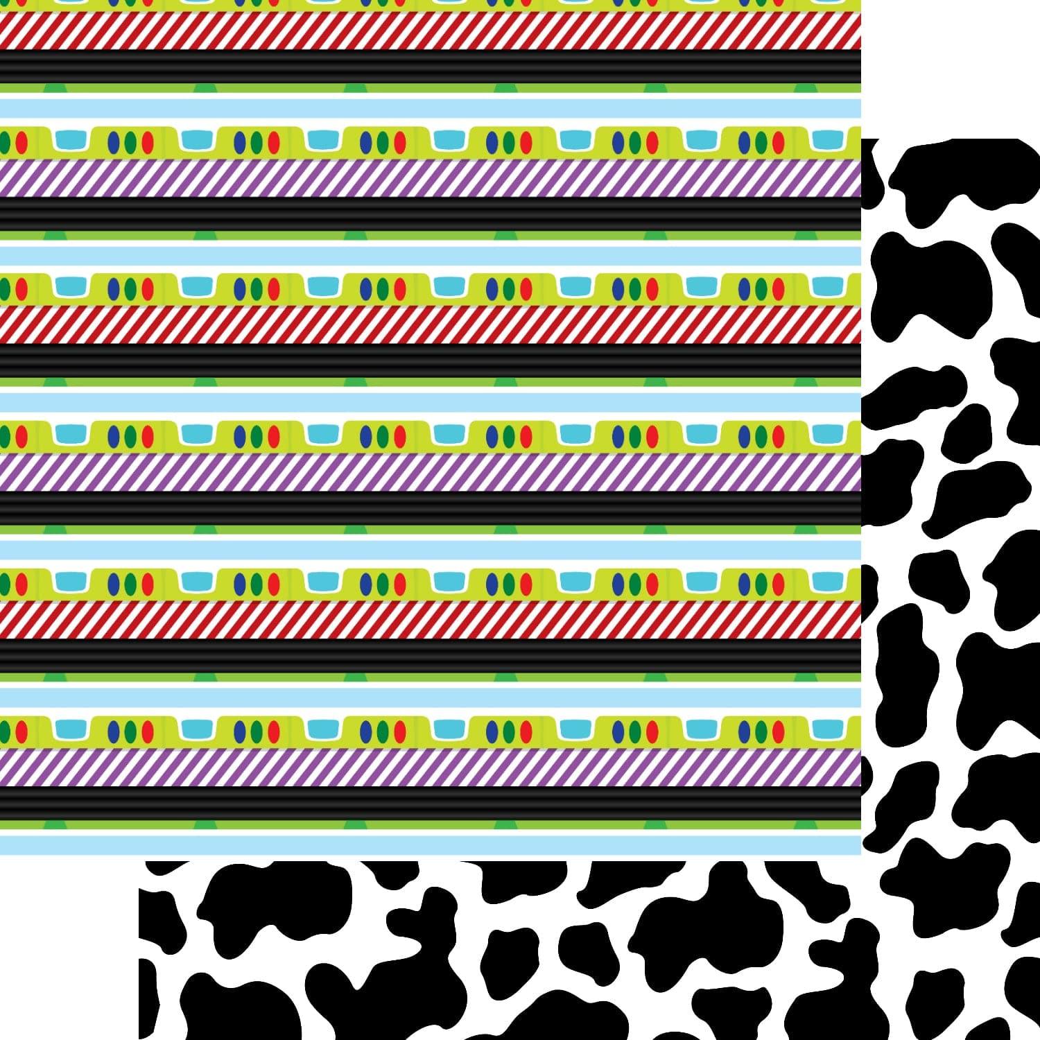 Toy Box Collection Infinity 12 x 12 Double-Sided Scrapbook Paper by SSC Designs