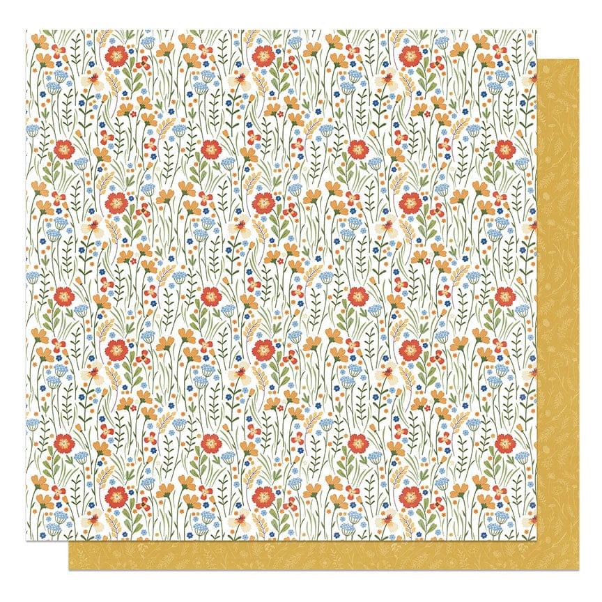 The Great Outdoors Collection Wildflowers 12 x 12 Double-Sided Scrapbook Paper by Photo Play Paper
