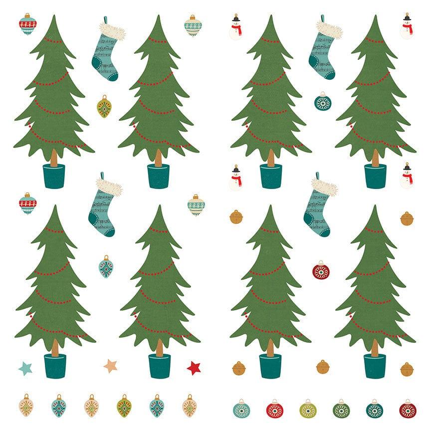 The North Pole Trading Co. Collection Trim a Tree 12 x 12 Coordinating Dies Paper by Photo Play Paper