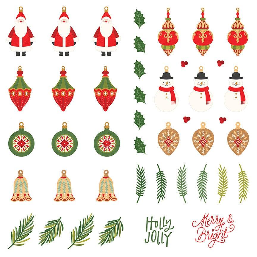 The North Pole Trading Co. Collection Deck the Halls 12 x 12 Coordinating Dies Paper by Photo Play Paper