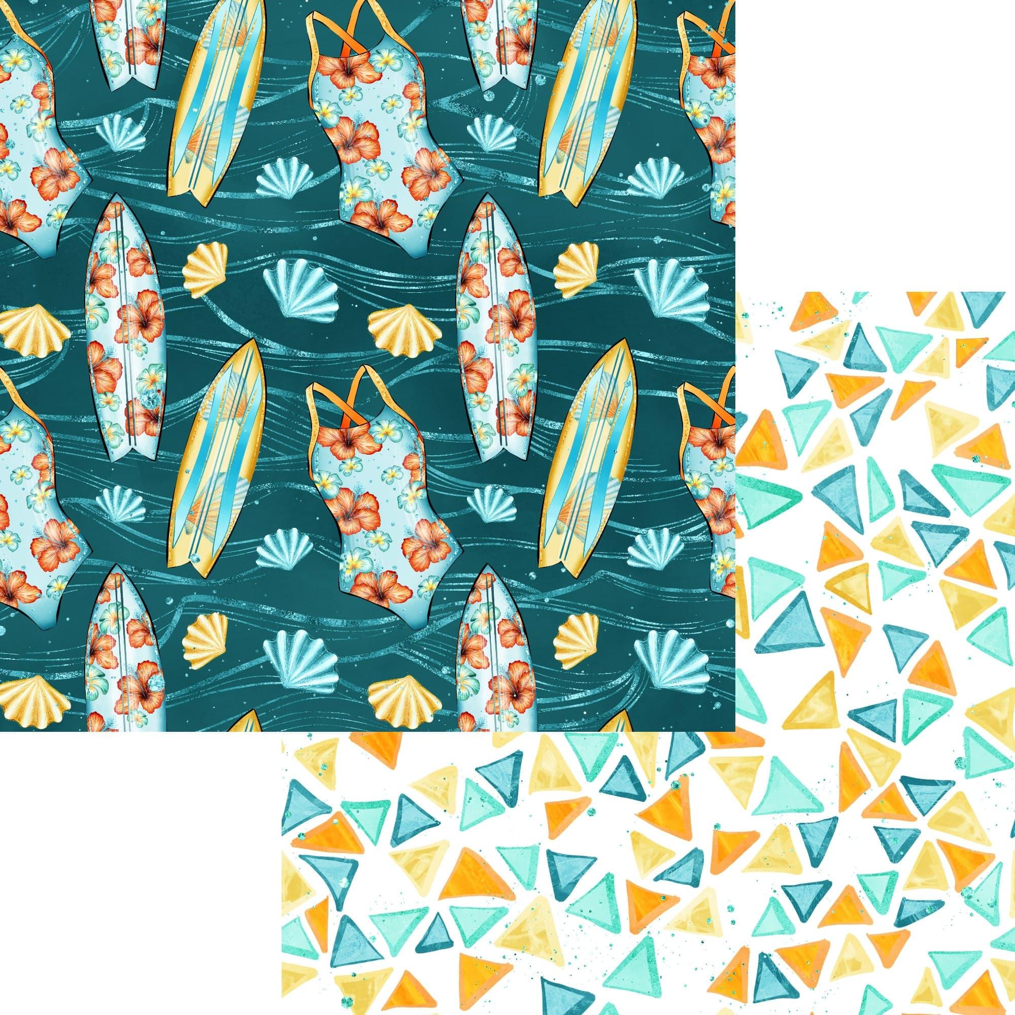  Tropics Collection Oahu 12 x 12 Double-Sided Scrapbook Paper by SSC Designs - Scrapbook Supply Companies