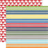 Under The Sea Collection Swimmingly Stripe 12 x 12 Double-Sided Scrapbook Paper by Echo Park Paper - Scrapbook Supply Companies