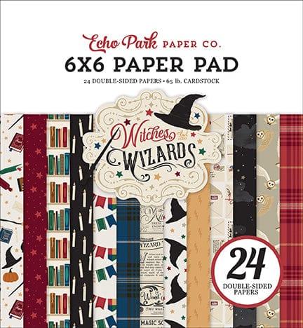 Witches & Wizards Collection 6 x 6 Double-Sided Scrapbook Paper Pad by Echo Park Paper (24 Double-Sided Scrapbook Papers) - Scrapbook Supply Companies