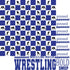 Male Wrestling Collection Wrestling Squares 12 x 12 Double-Sided Scrapbook Paper by SSC Designs - Scrapbook Supply Companies