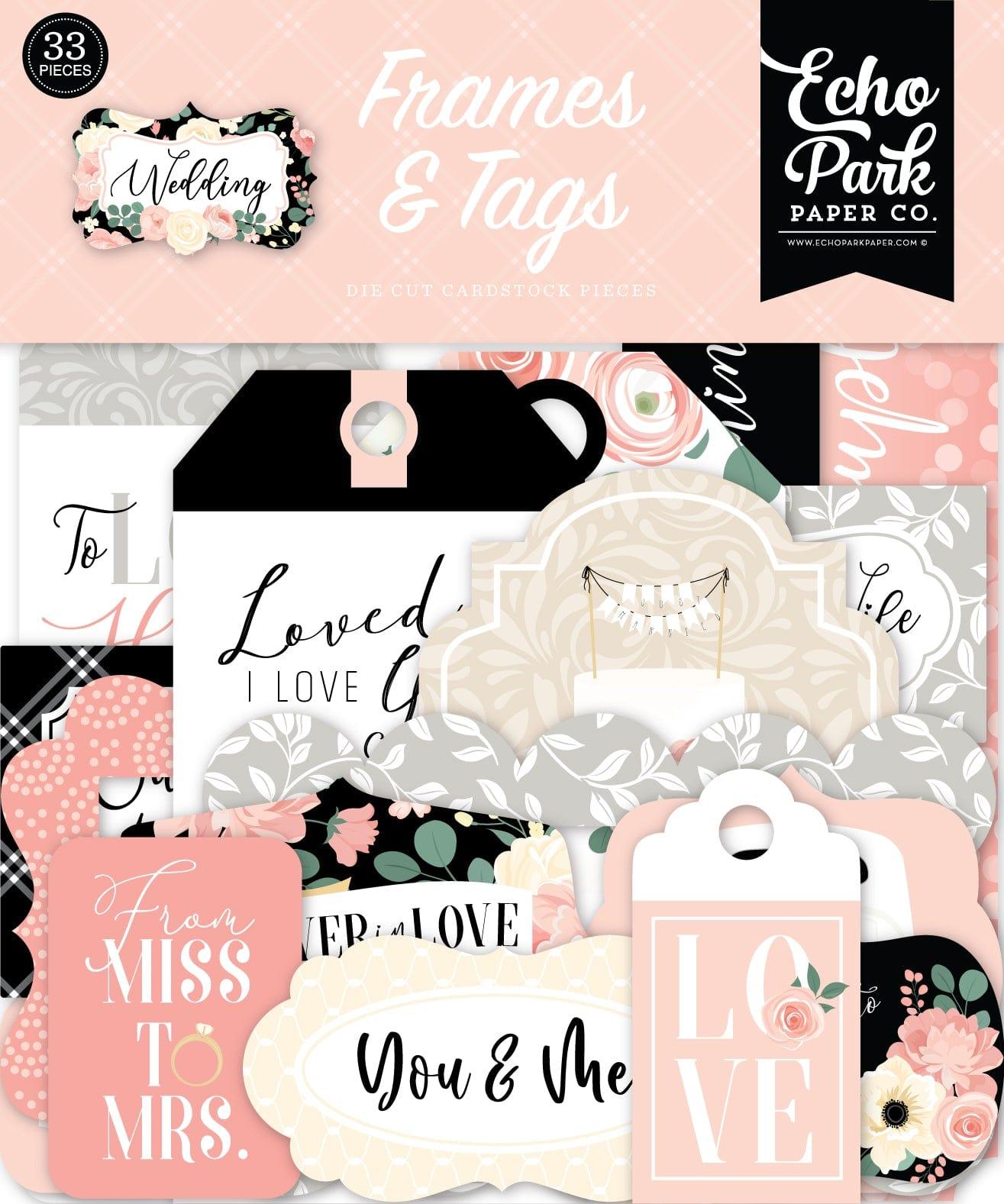  Echo Park Paper Wedding Day Cardstock Stickers 12X12-Elements