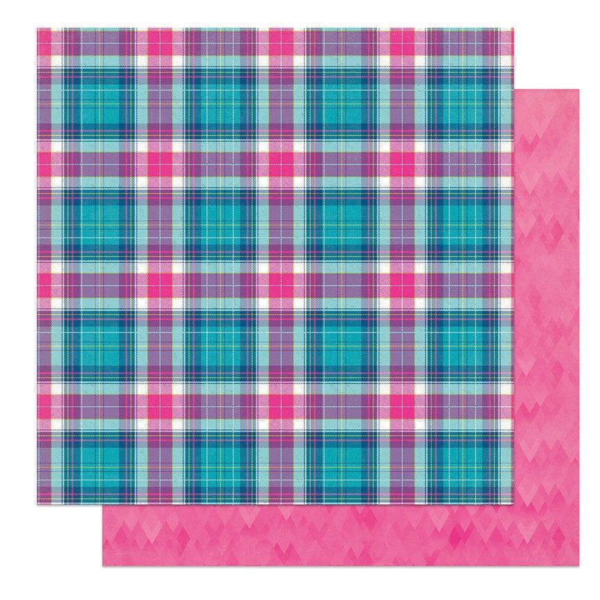 Wicker Lane Collection Dad's Flannel 12 x 12 Double-Sided Scrapbook Paper by Photo Play Paper - Scrapbook Supply Companies