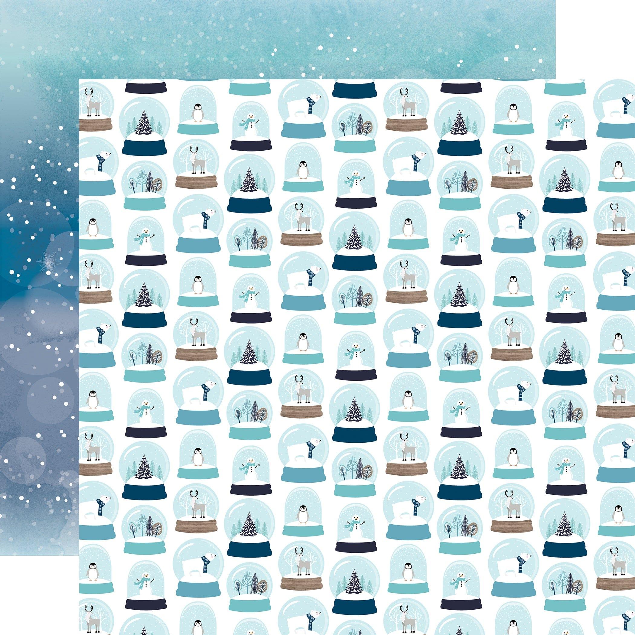 Winter Magic Collection Let It Snow 12 x 12 Double-Sided Scrapbook Paper by Echo Park Paper - Scrapbook Supply Companies