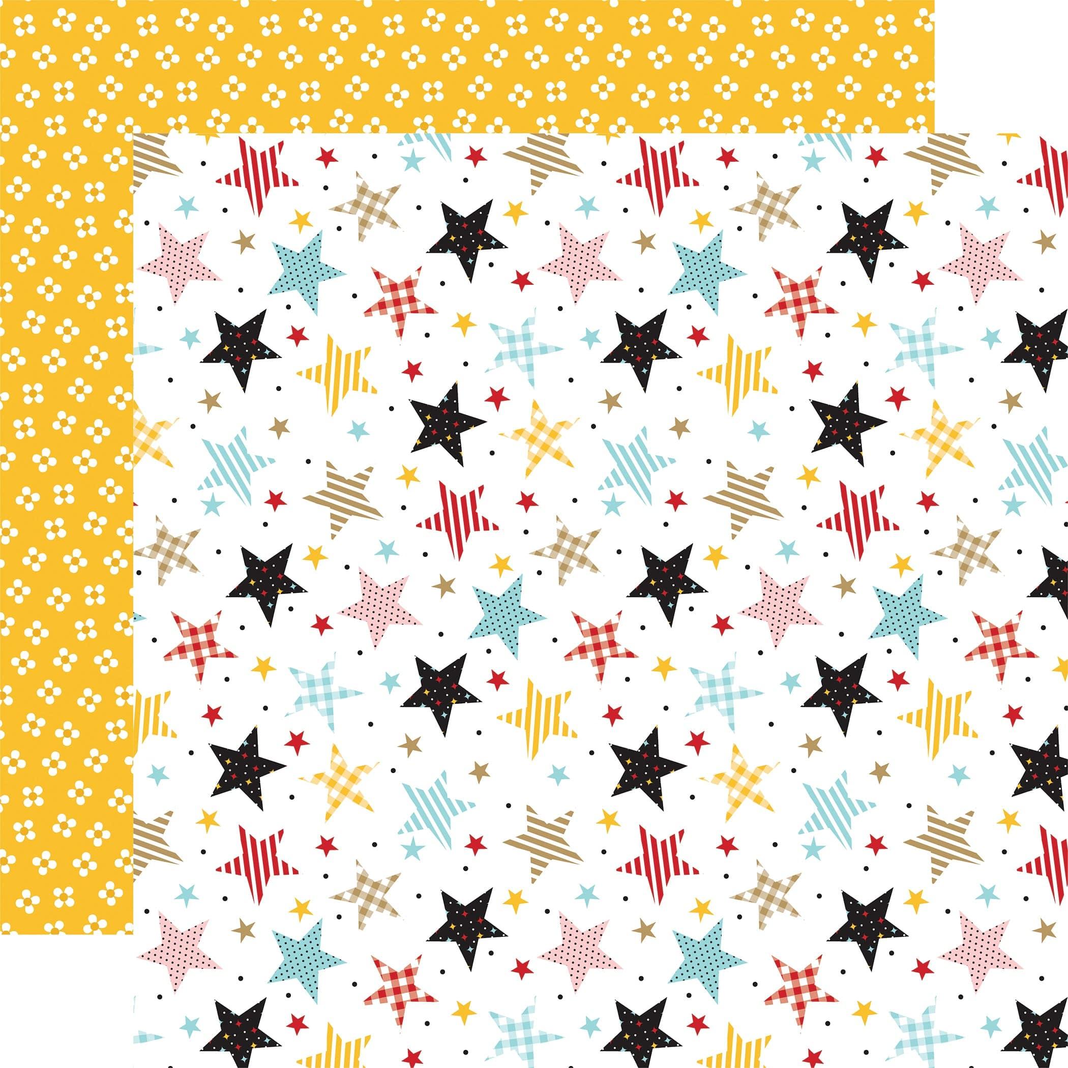 Wish Upon A Star 2 Collection Wish Upon The Stars 12 x 12 Double-Sided Scrapbook Paper by Echo Park Paper