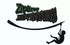 Zipline Adventures Title & Icon Fully-Assembled 4 x 7.5 Laser Cut Scrapbook Embellishment by SSC Laser Designs