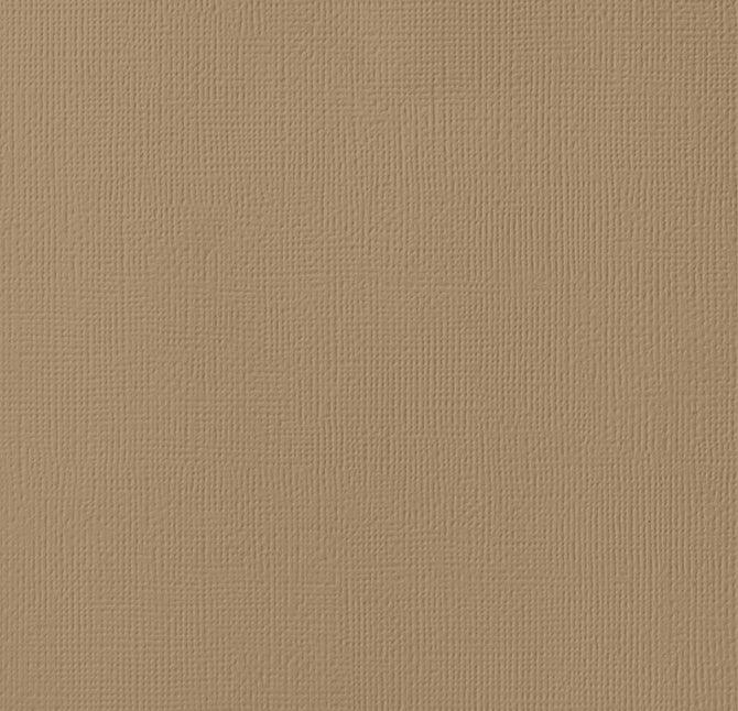 Caramel 12 x 12 Textured Cardstock by American Crafts - Scrapbook Supply Companies