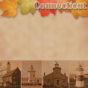 Connecticut Collection Connecticut 12 x 12 Scrapbook Paper by Scrapbook Customs