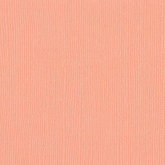 Coral Cream 12 x 12 Textured Cardstock by Bazzill - Scrapbook Supply Companies