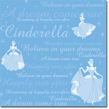Disney Cinderella Collection Cinderella Tonal Paper by Sandylion - Scrapbook Supply Companies