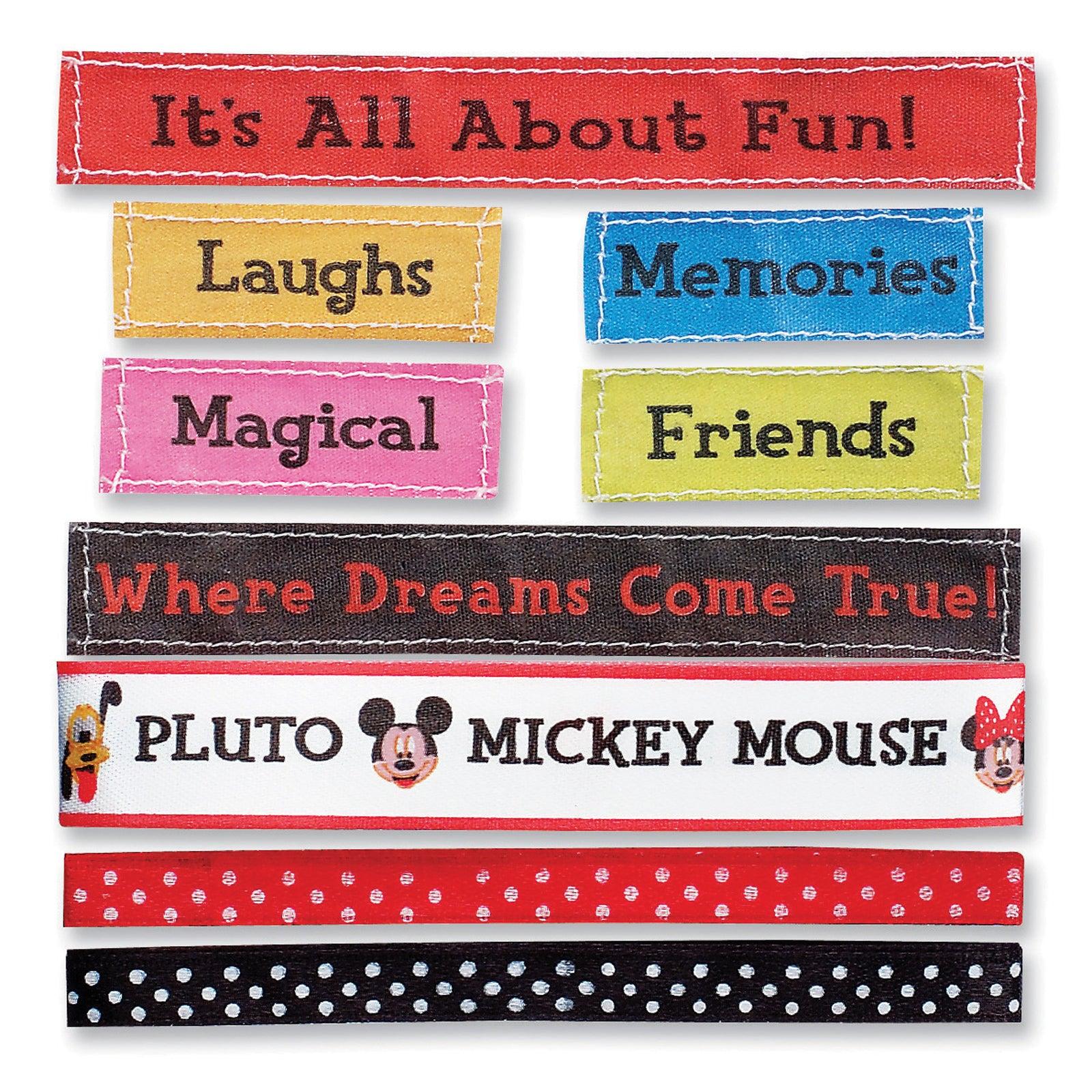 Disney Collection Mickey Ribbon Set Scrapbook Embellishments by EK Success - Scrapbook Supply Companies