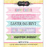 Easter Baskets & Bunnies Collection Easter Ribbon Sticker Sheet 5 x 6 Sticker Sheet by Scrapbook Customs - Scrapbook Supply Companies