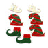 Elf Hat & Shoes Scrapbook Brads by Eyelet Outlet - Pkg. of 12