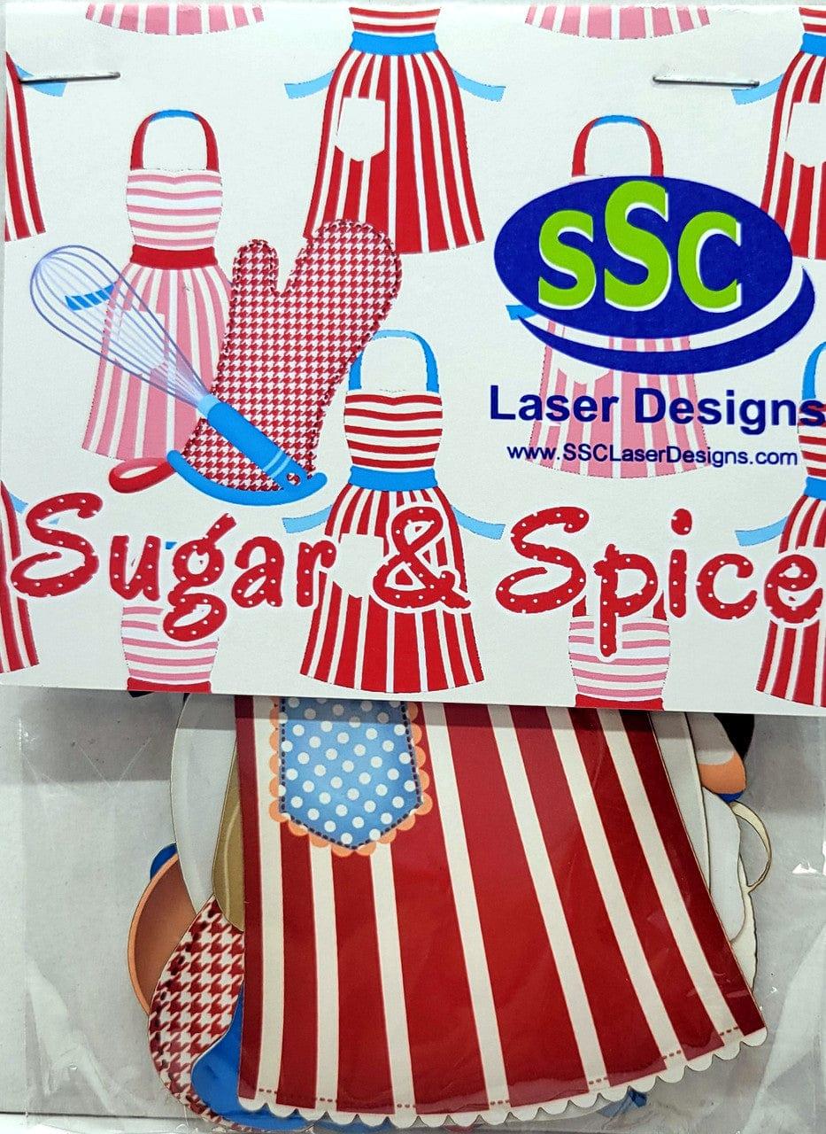 Sugar & Spice Collection Laser Cut Ephemera Embellishments by SSC Designs