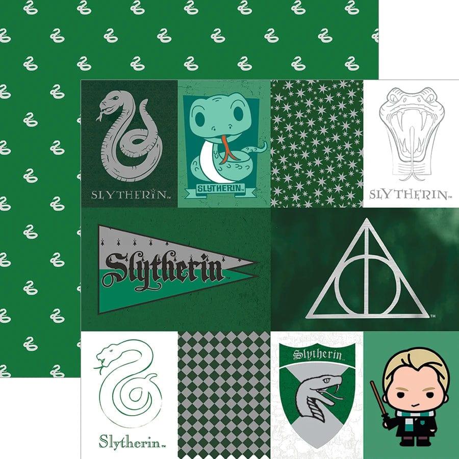 Paper House Productions  Slytherin Scrapbook Paper – Scrapbook Supply  Companies