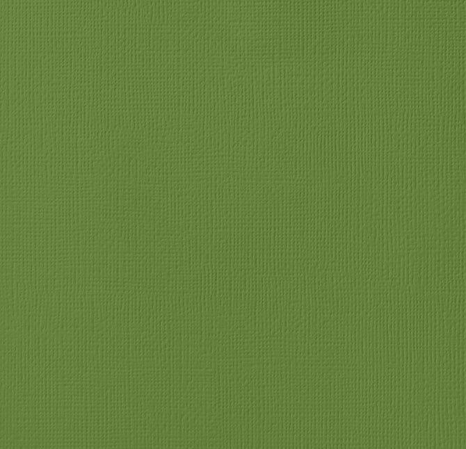 Spinach 12 x 12 Textured Cardstock by American Crafts - Scrapbook Supply Companies