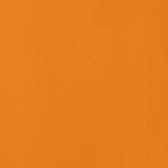 Squash 12 x 12 Textured Cardstock by American Crafts - Scrapbook Supply Companies