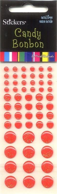 Red Candy BonBon Stickers by Mark Richards USA - Scrapbook Supply Companies