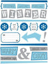 Winter FreeStyle Sticker Sheet by SRM Press - Scrapbook Supply Companies