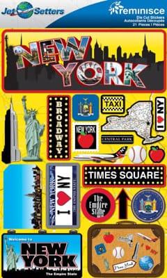 Jetsetters Collection New York 5 x 7 Scrapbook Embellishment by Reminisce - Scrapbook Supply Companies