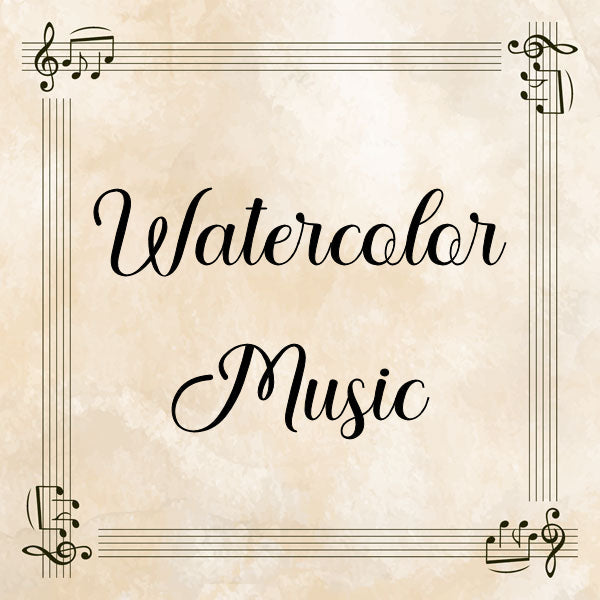 Scrapbook Customs | Watercolor Music