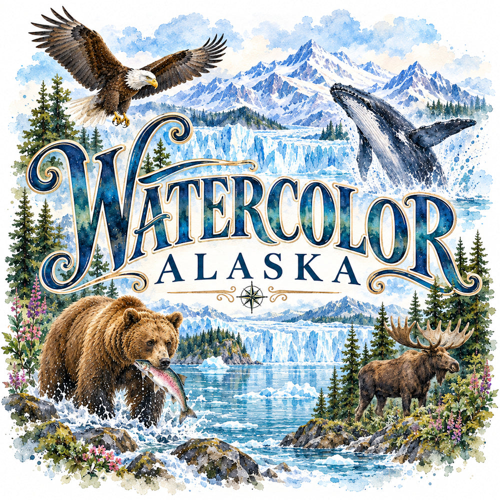 SSC Designs | Watercolor Alaska