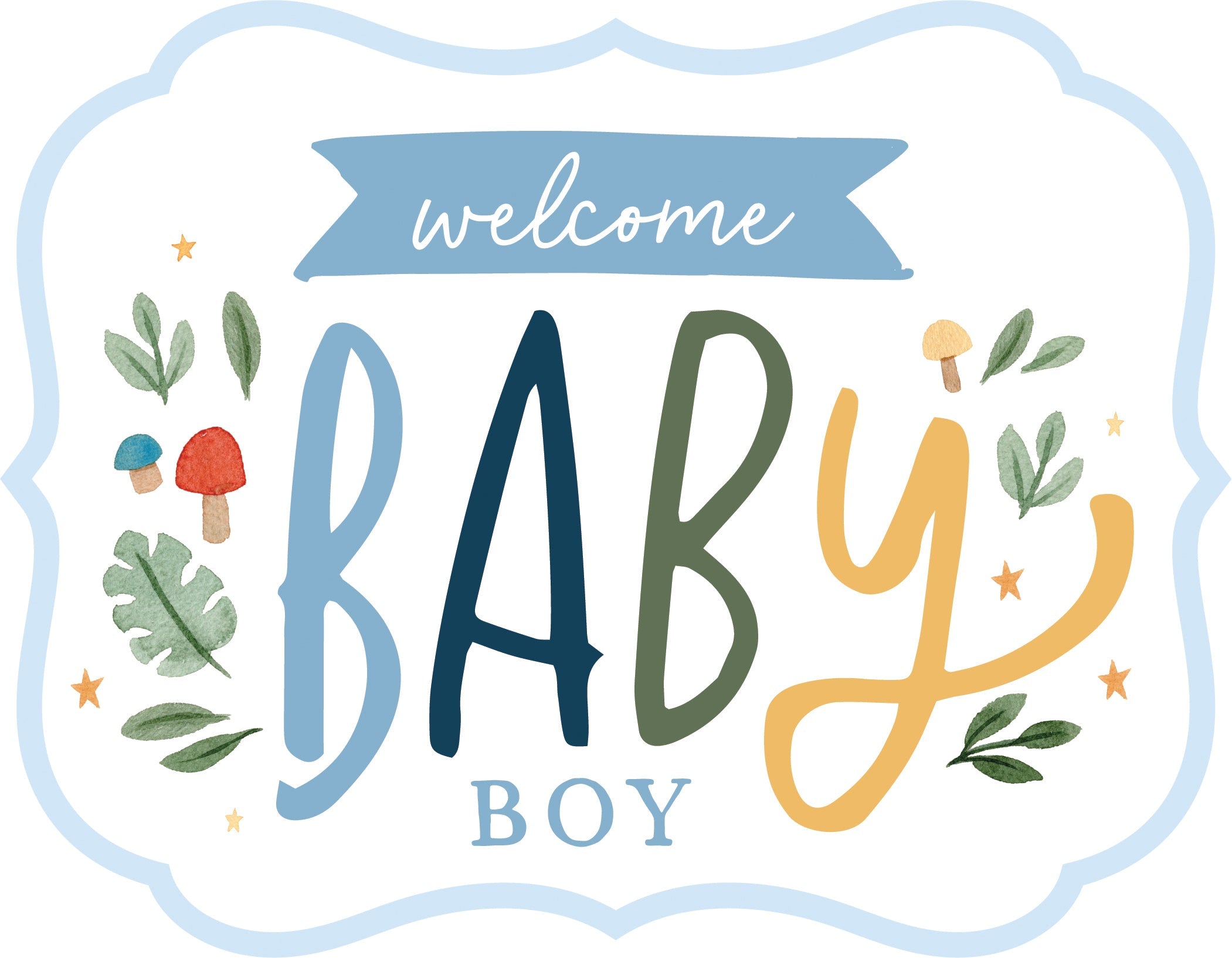 Shop now for Echo Park Paper's Welcome Baby Boy collection.