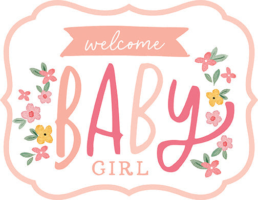 Shop now for Echo Park Paper's Welcome Baby Girl collection.