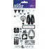 Wedding Collection Love You More 4 x 7 Silver Foil Sticker Sheet by Sticko