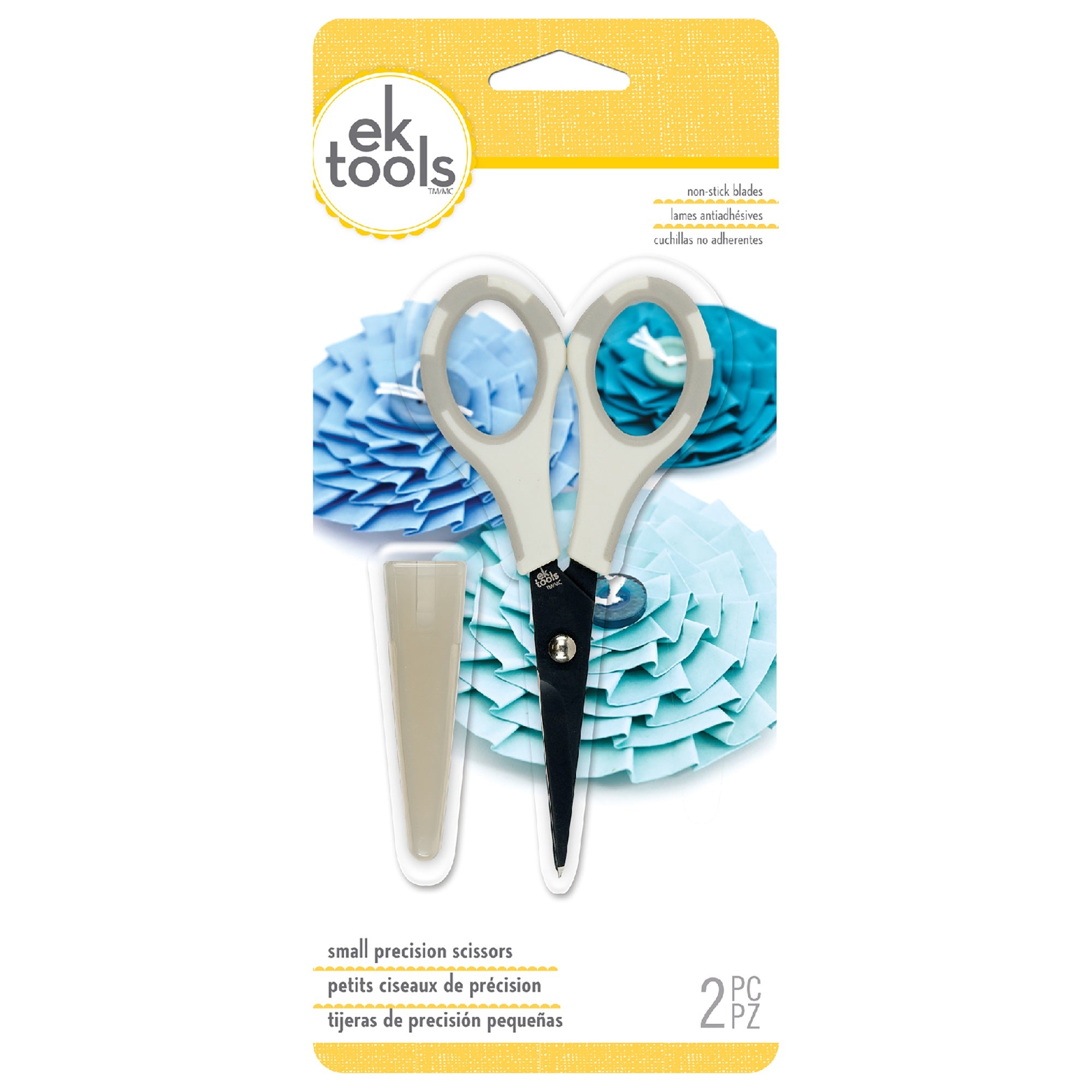 Small Precision Scissors with Safety Cover by EK Tools - 5"