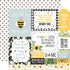 Bee Happy Collection Multi Journaling Cards 12 x 12 Double-Sided Scrapbook Paper by Echo Park Paper - Scrapbook Supply Companies