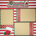 Decorating Christmas Cookies Customized, Pre-Made Embellished Two-Page 12 x 12 Scrapbook Layout by SSC Designs