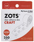 Clear Large Craft Adhesive Zots by Therm-O-Web- Pkg. of 250 - Scrapbook Supply Companies