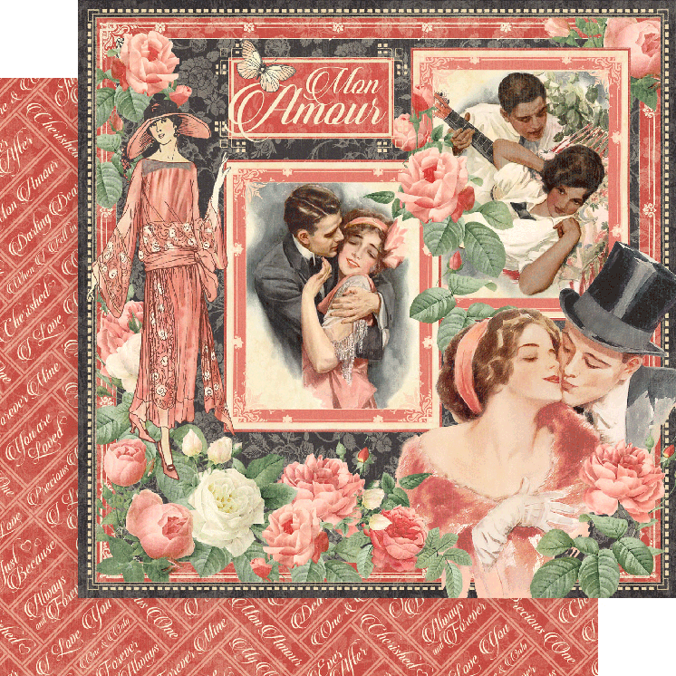 Mon Amour Collector's Edition 8 x 8 Scrapbook Collection Pack by Graphic 45