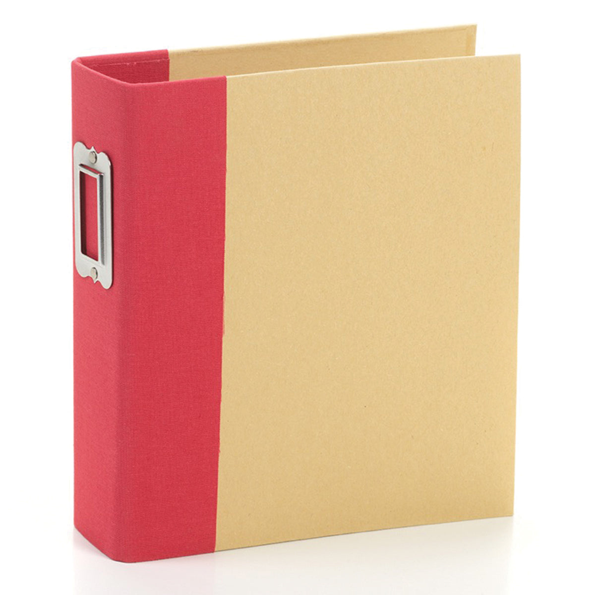 SN@P! 6 x 8 Designer 2-Ring Binder by Simple Stories - Red Kraft