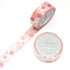 World Travel Collection  Cherry Blossoms Silver Foil Decorative Washi Tape - 15mm x 7m