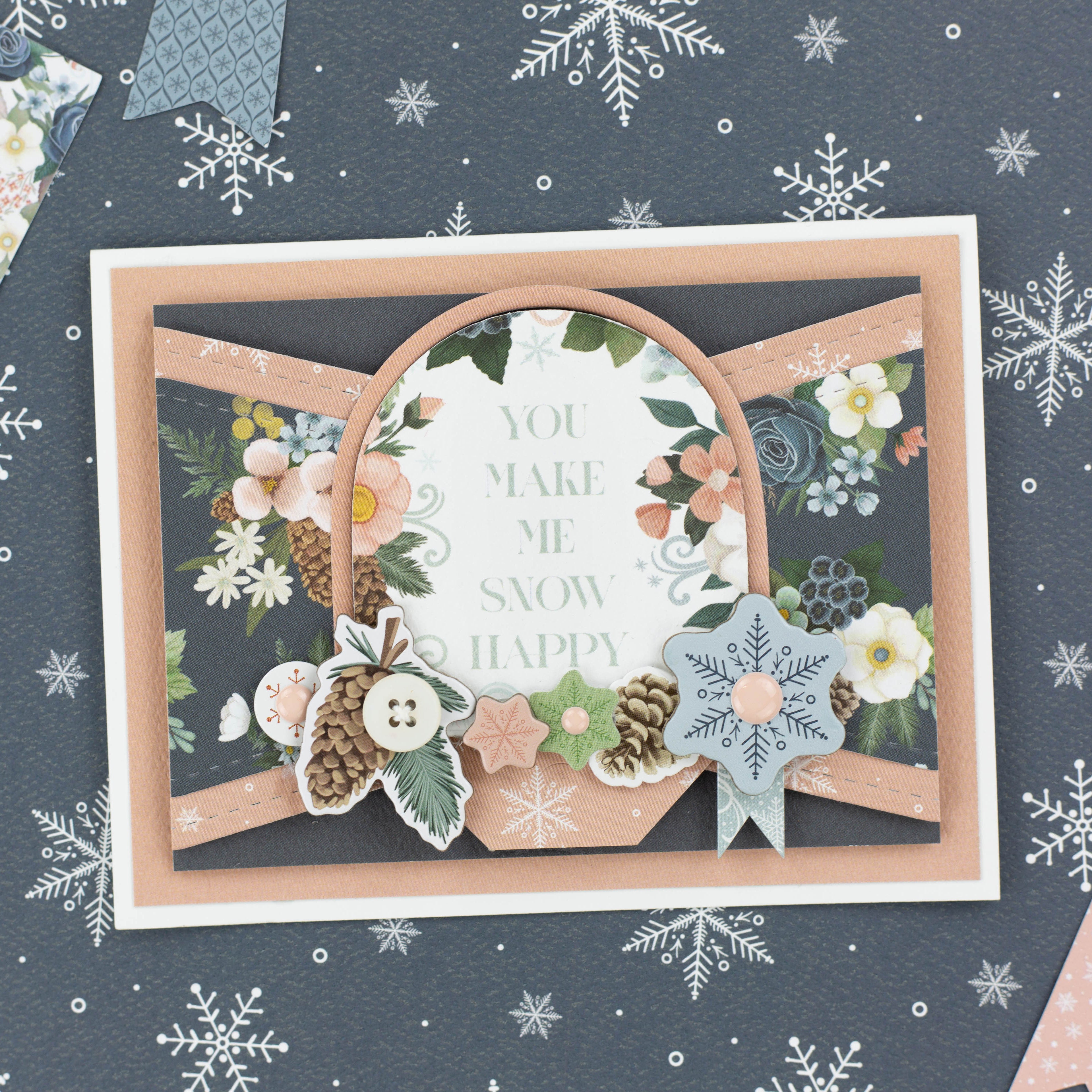 Winter Wonderland Scrapbook Paper & Sticker Collection Kit by Carta Bella - 13 Pieces