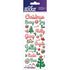 Christmas Collection Christmas Words & Icons 3 x 8 Epoxy Scrapbook Sticker Sheet by Sticko
